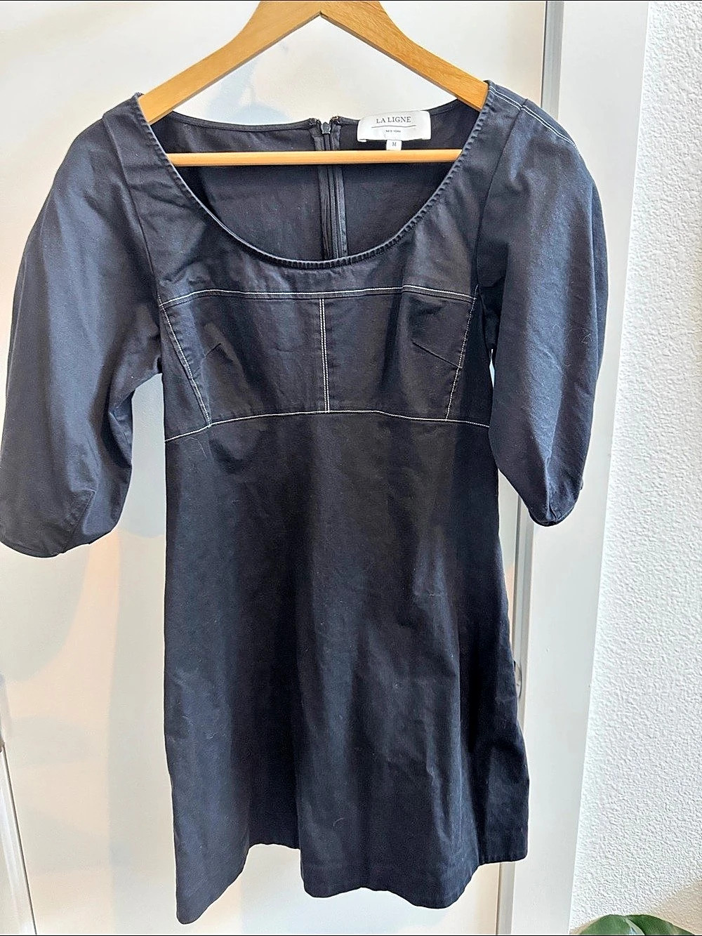 La Ligne Mini Dress in Black Size Medium Like New